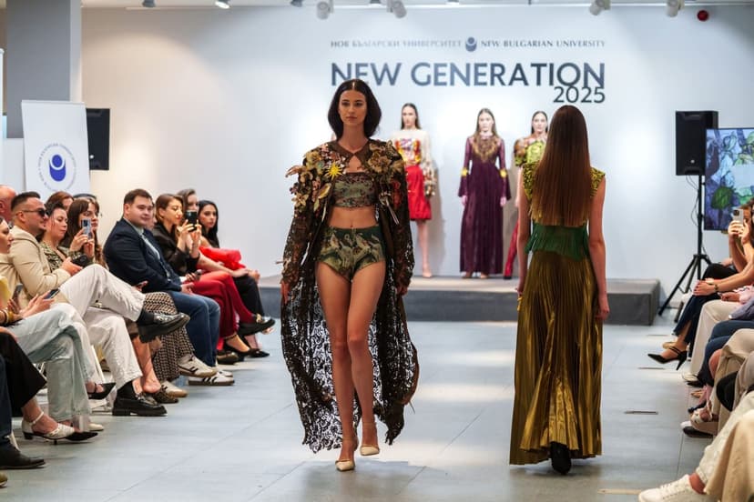 МОДА & ИЗКУСТВО: Бляскавото ревю на студентите и преподавателите по мода на НБУ - Снимка 3