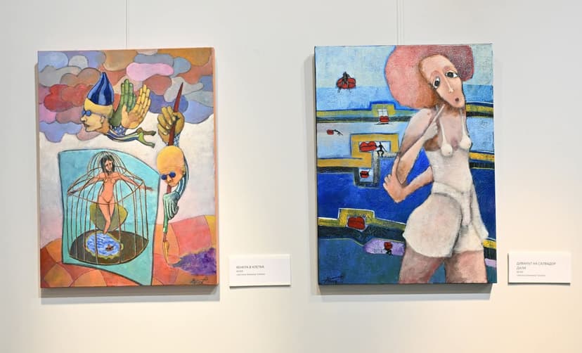 Зуека в nOva art space: картините, в които разпознаваме себе си - Снимка 7